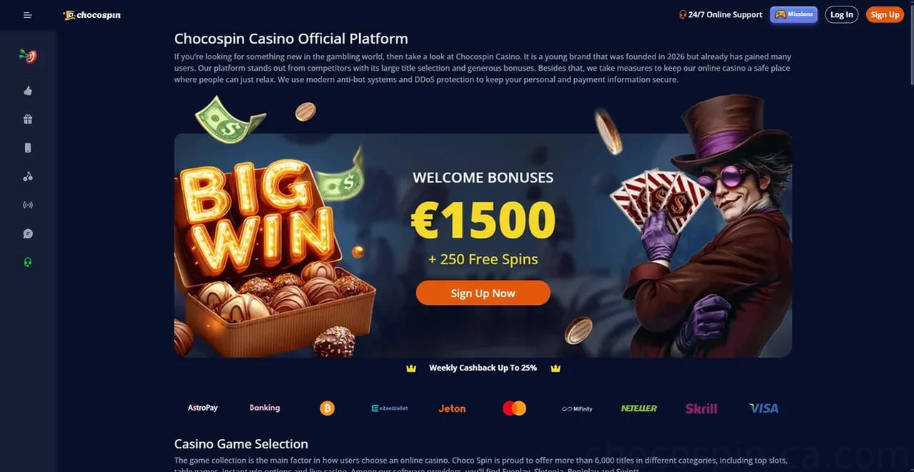chocospin casino Casino